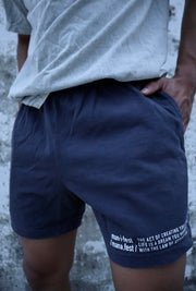 Manifest Unisex Jersey Gym Short - Dolphin Blue
