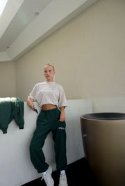 VOL.1 Unisex Oversized Mock Tee - Oatmeal