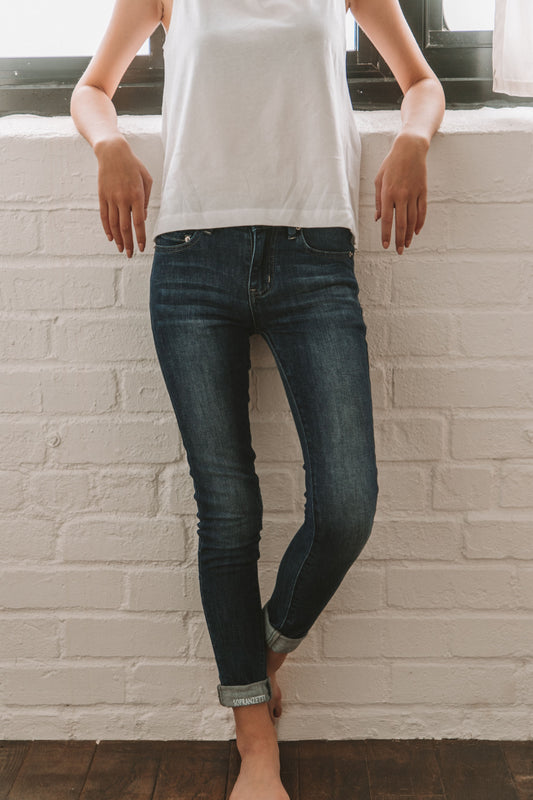 UO Petite Skinny - Dark Blue