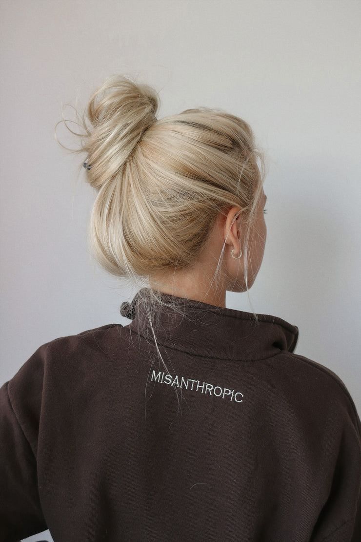 Chocolate Flex Fleece Quarter Zip