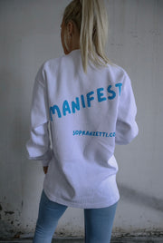 Manifest Heavy Thermal Crew Neck - White