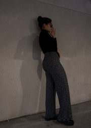 Space Dye Wide Leg Pant
