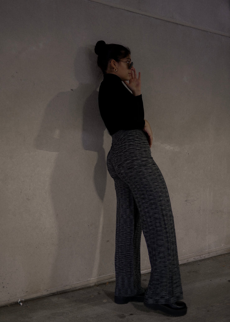 Space Dye Wide Leg Pant