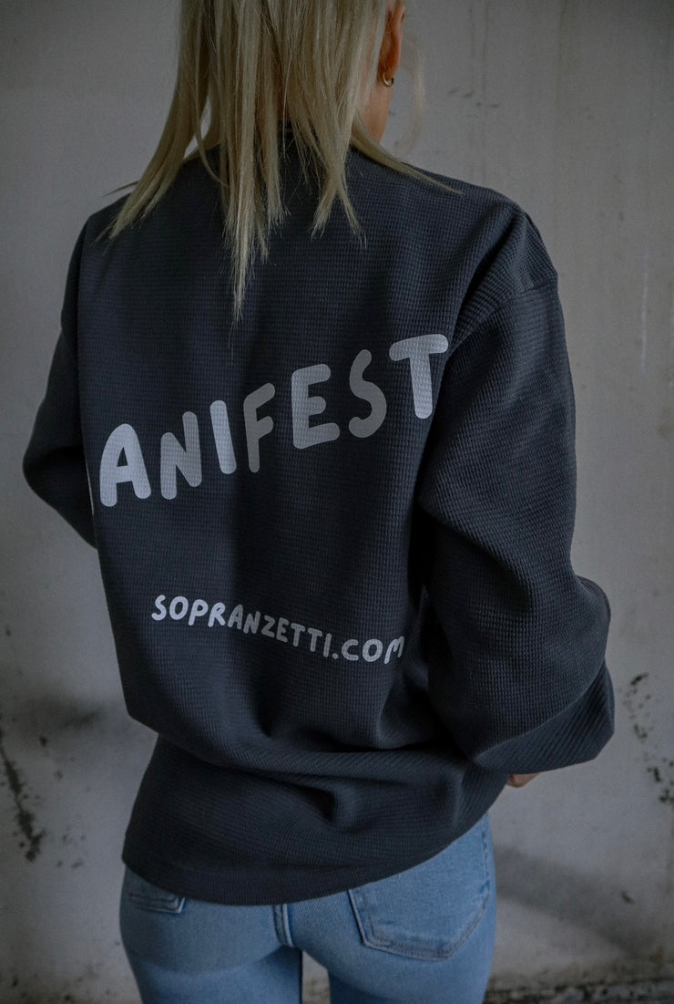 Manifest Heavy Thermal Crew Neck - Dolphin Blue